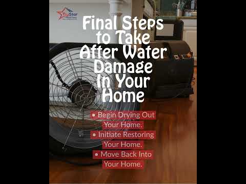 Water Damage Tips - Final Steps to Take After Water Damage In Your Home