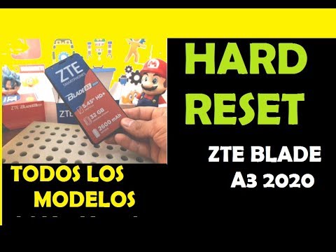 hard reset Zte Blade A3 2020