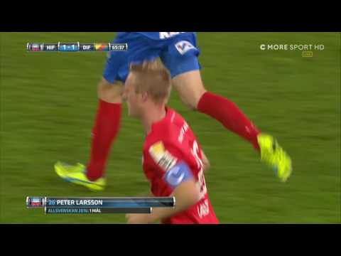 HIF bryter måltorkan - Larsson gör 1-1 - TV4 Sport