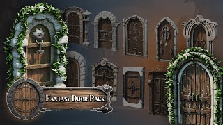 Massive Fantasy Doors Asset Pack video thumbnail