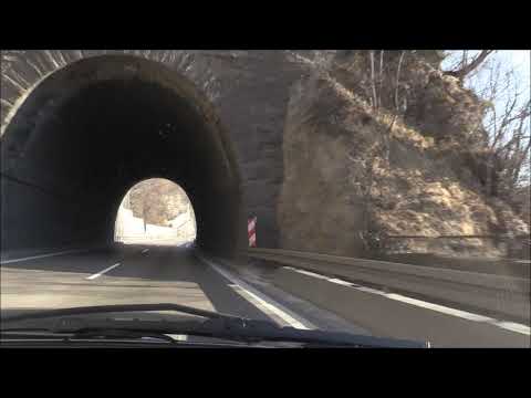 BAB 8 Albaufstieg/-abstieg bei Mühlhausen im Täle, Deutschlands schönster Autobahnabschnitt