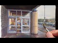 Painting a Supermarket Entrance