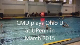 preview picture of video 'Women's Water Polo: CMU beats Ohio U at UPenn in March 2015'