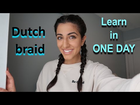 Beginners Guide to Dutch braiding your own hair!