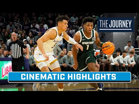 Cinematic Highlights: Michigan State at Northwestern | The Journey