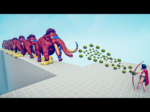 10x MAMMOTH vs EVERY GOD - Totally Accurate Battle Simulator TABS