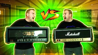 Video thumbnail for Crate Blue Voodoo BV120H VS Marshall JCM 800 2203X HIGH GAIN SHOOTOUT by Cryptic Mask Guitar