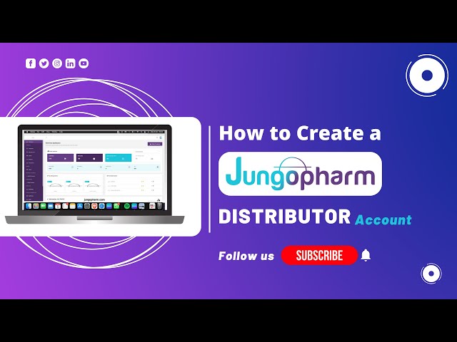 How to create a Jungopharm Distributor account