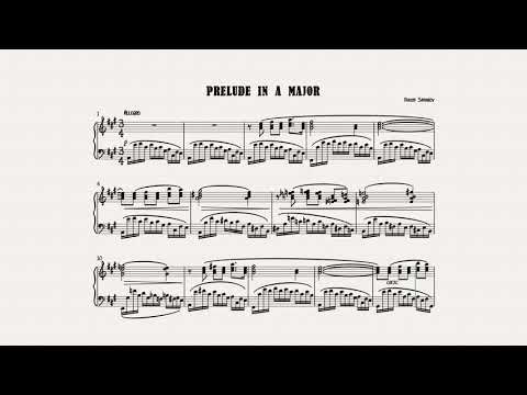 Maxim Samarov Prelude in A major