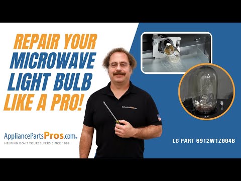 How To: LG/Kenmore Microwave Light Bulb 6912W1Z004B