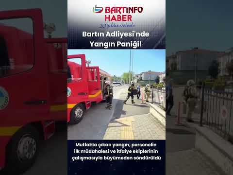 🔥Bartın Adliyesinde Yangın #bartın #haber #sondakika #news
