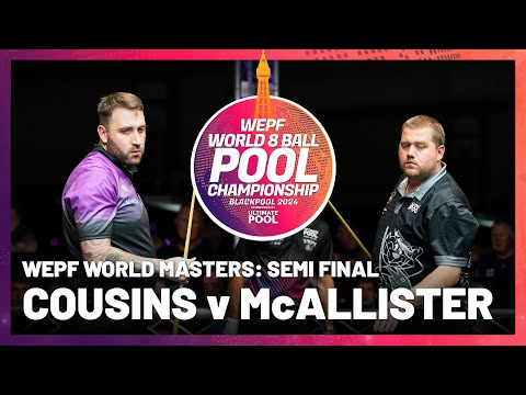 WILL TOM GET THROUGH ?! | Semi Final | Tom Cousins v Jon McAllister | 2024 WEPF World Mens Masters