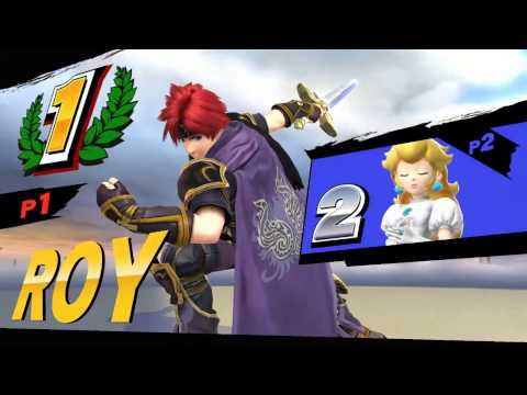 Roy's Our Boy - SSB4 Exhibition Match / Warrior (Roy) vs Xanark (Peach)