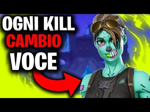 OGNI KILL CAMBIO VOCE CON GHOUL TROOPER - Doppiaggio Fortnite