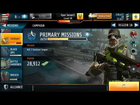 Kill Shot Bravo Region 18=27 Primary Mission Complete