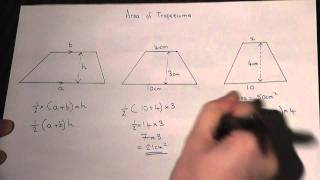 Area of a Trapezium : How to Calculate the Area Easily : Maths Revision Video