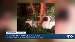 1 dead in three-vehicle accident in Powhatan