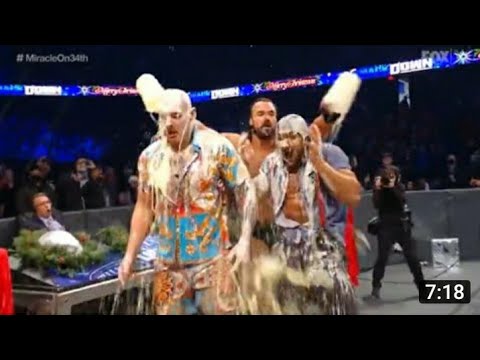 The Usos & Moss vs. The New Day & Mcintyre - SmackDown 12/24/2021 - WWE Smack Downs Highlights 2021