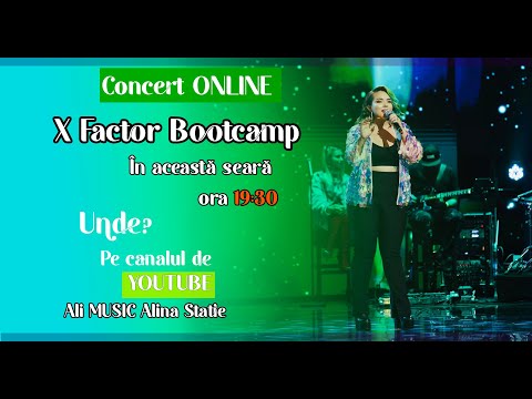 A.L.I. (Alina Statie) ️🤩 Concert ONLINE - Bootcam X Factor 🎸✌️🔥