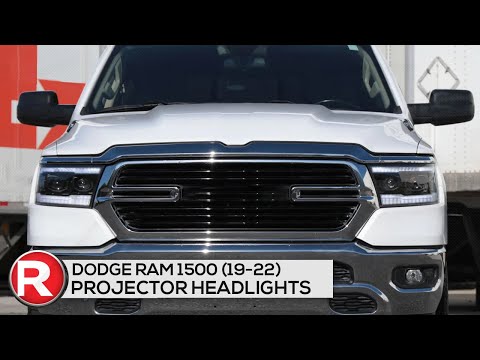 Demo+DIY Install: Spec-D Projector Headlights Ram 1500 (19-22) Switchback Sequential LED Black/Clear