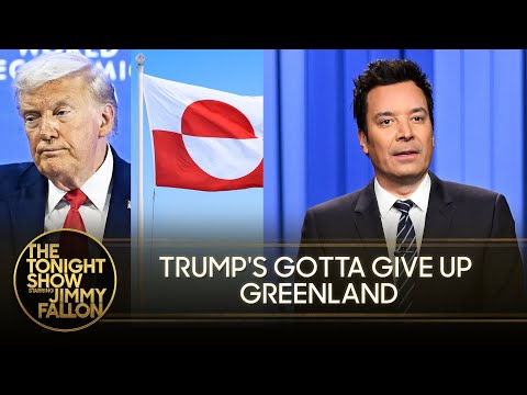 EU Leaders to Stage Intervention with Trump Over His Greenland Obsession | The Tonight Show