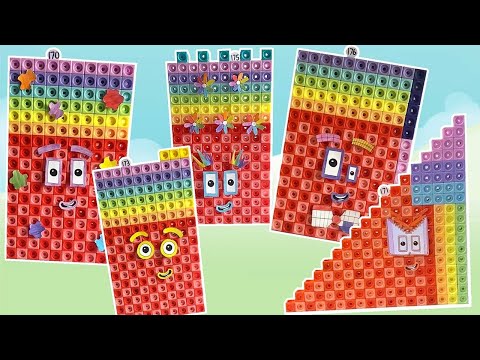 Numberblock Mathlink Würfel 170-179 | Riesiges Numberblock-Spielzeug | Mathematik und Einmaleins ...