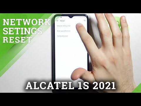 How to Reset Network Settings in Alcatel 1S 2021  – Restore Connection Settings