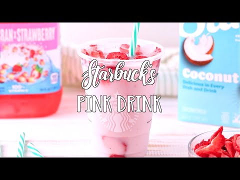 How to make: Starbuck's Pink Drink