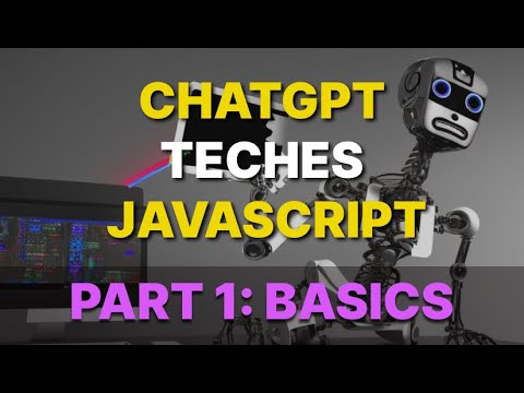 Learn Javascript with chatgpt. Javascript tutorial Part 1