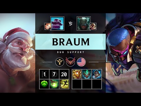 Braum Support vs Pyke - NA Grandmaster Patch 25.13