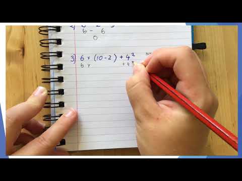 Order of Operations BIMDAS