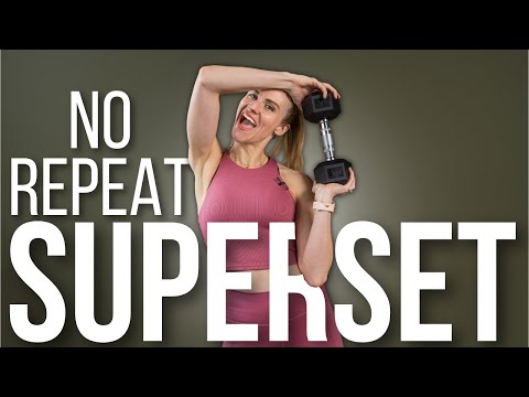 20 min Total Body Supersets | NO REPEAT