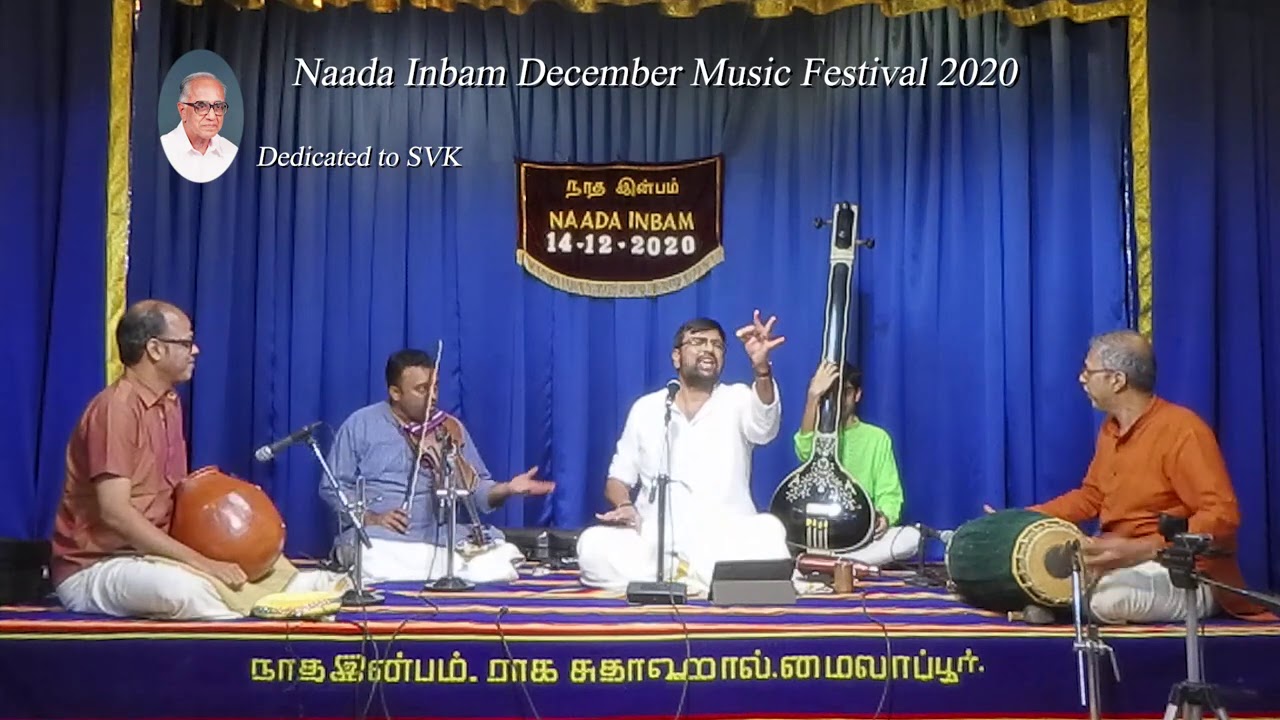 Vidwan G.Ravikiran for Naada Inbam December Music Festival 2020