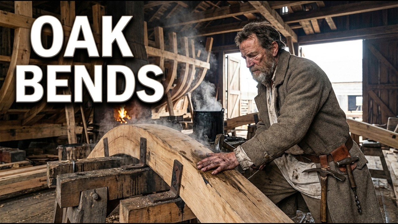 The 1700s Secret to Bending Massive Oak Beams Without Breaking