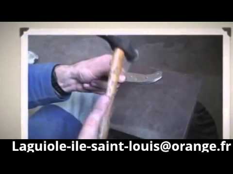 Processus de Fabrication du couteau Laguiole en Aubrac