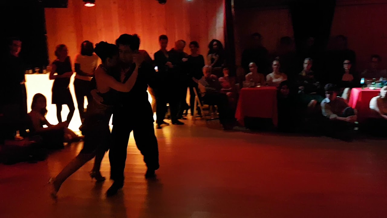 Marcelo El Chino Gutierrez & Delphine Blanco  (démo 1/4) @ Milonga El Colectivo  _  Paris