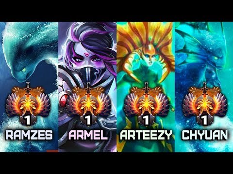BEST OF THE BEST — TOP-1 of all regions Arteezy, Armel, Ramzes, Chyuan