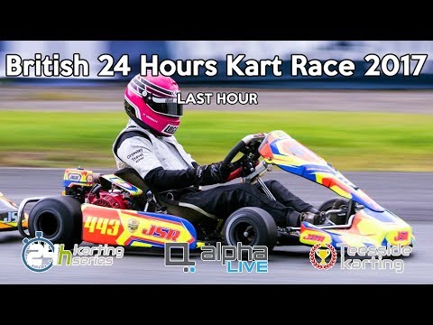 British 24hr Kart Race 2017 - Teesside Autodrome - Hour 24