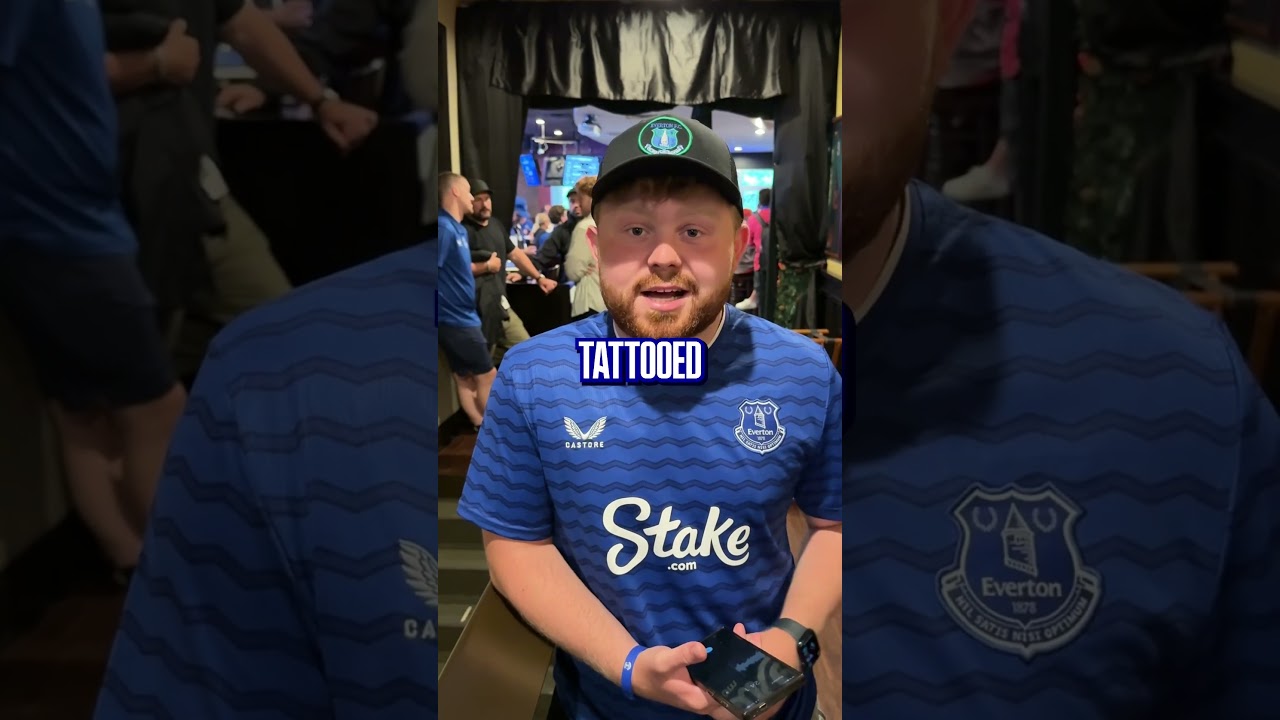 Would you get this Everton tattoo?! 🤣  #everton  #EPL