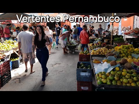 Feira livre da Cidade de Vertentes Pernambuco 25/04/2026.