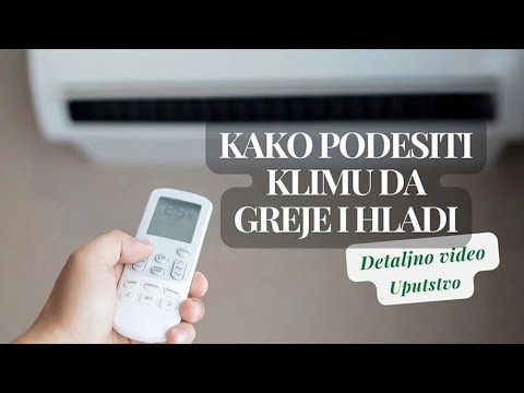 Kako podesiti klimu da greje i hladi