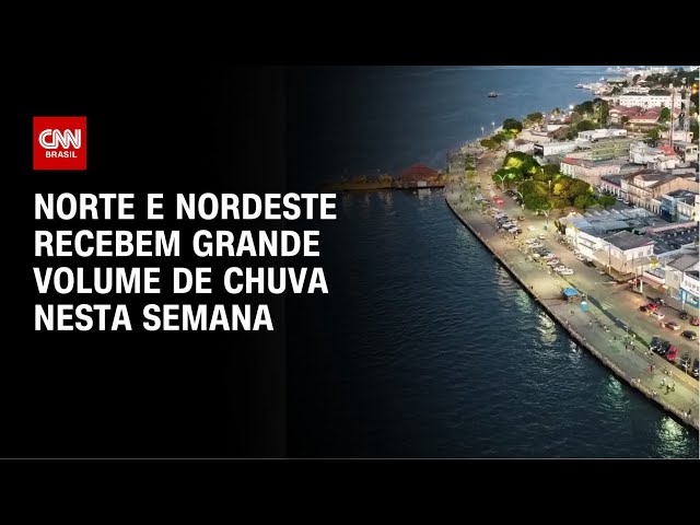 Previsão do tempo: Chuvas avançam para o Norte e Nordeste nesta quarta-feira (19) | CNN PRIME TIME
