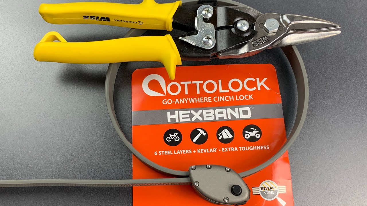 [892] Cut in Seconds: $75 Ottolock Hexband Bike Lock