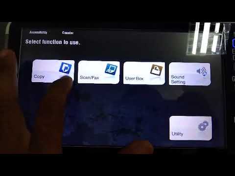  HOW TO MUTE THE ERROR SOUND IN KONICA MINOLTA PHOTOCOPY MACHINE