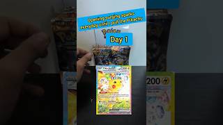 Opening Surging Sparks every day- Day 1: #pokemon #pokemoncards #pokemoncommunity #pikachu