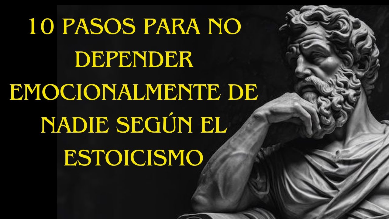10 pasos para no depender emocionalmente de nadie según el estoicismo. estoico, marco aurelio.