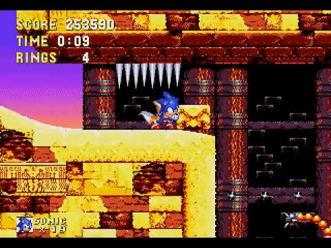 Sandopolis Zone Act 1 - Sonic 3 & Knuckles Remastered Mashup
