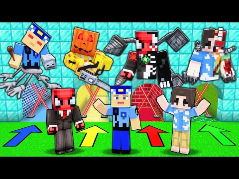 WE'RE ENTERING DANGEROUS YOUTUBER CAVES! 😱 - Minecraft