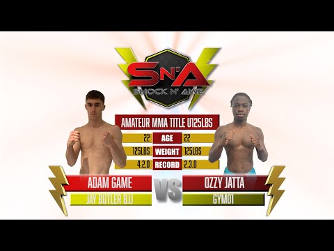 Shock N Awe 35 - Ozzy Jatta vs Adam Game -Flyweight Amateur MMA Title 125lbs