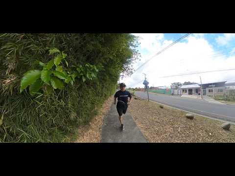 CORRIENDO POR SAN ISIDRO DE HEREDIA, COSTA RICA